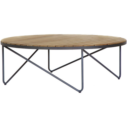 Rimini 47 X 16.25 inch Brown / Grey Outdoor Coffee Table